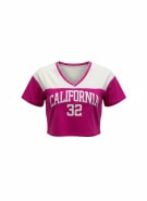 California 32 Top corto jersey rosa L