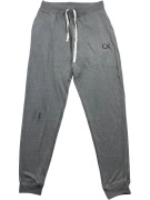 Calvin Klein Pantaloni della tuta casual con logo CK grigi da uomo L