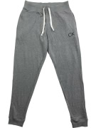 Calvin Klein Pantaloni tuta casual con logo CK grigi da uomo S