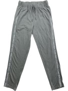 Calvin Klein Pantaloni della tuta casual con nastro logo grigio da uomo S