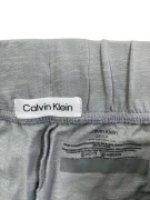 Calvin Klein Pantaloni della tuta casual con nastro logo grigio da uomo S