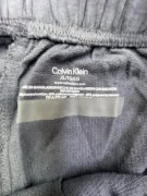 Calvin Klein Pantaloni della tuta casual senza logo grigi da uomo XL