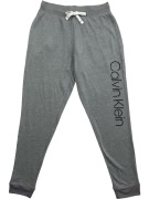 Calvin Klein Pantaloni tuta Sleepwear con stampa logo grigio unisex S
