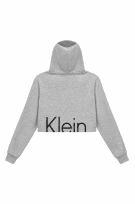CALVIN KLEIN HOODIE STREETWEAR ΓΚΡΙ ΓΥΝΑΙΚΕΙΟ PRE OWNED XS