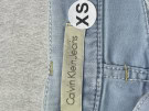 CALVIN KLEIN JEANS GONNA DENIM MINI WASHED BLUE DONNA PRE OWNED XS