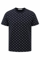 CALVIN KLEIN JEANS T SHIRT GRAPHIC MINIMAL BLU NAVY UOMO PRE OWNED M