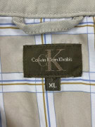 CALVIN KLEIN JEANS HARRINGTON JACKET MINIMAL BEIGE MENS PRE OWNED XL