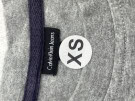 CALVIN KLEIN JEANS MAGLIA A MANICHE LUNGHE MINIMAL GRIGIO UOMO PRE OWNED XS