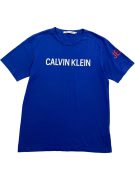 CALVIN KLEIN JEANS Μπλουζάκι Casual Λογότυπο Μπλε Ανδρικό M