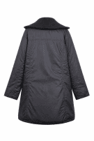 90s CALVIN KLEIN JEANS CAPPOTTO MINIMAL NERO DONNA PRE OWNED L