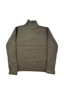 CALVIN KLEIN JEANS ΠΛΕΚΤΟ HALF ZIP MINIMAL OLIVE ΑΝΤΡΙΚΟ PRE OWNED L