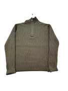 CALVIN KLEIN JEANS ΠΛΕΚΤΟ HALF ZIP MINIMAL OLIVE ΑΝΤΡΙΚΟ PRE OWNED L