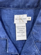 Calvin Klein Jeans Casual Shirt With Pockets Logo Blue Men's S