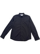 CALVIN KLEIN JEANS CAMICIA MINIMAL NERA UOMO PRE OWNED M