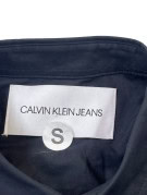 CALVIN KLEIN JEANS CAMICIA MINIMAL NERA UOMO PRE OWNED S