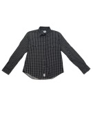 CALVIN KLEIN JEANS ΠΟΥΚΑΜΙΣΟ VINTAGE ΜΕ ΓΕΩΜΕΤΡΙΚΟ ΜΟΤΙΒΟ ΜΑΥΡΟ ΑΝΔΡΙΚΟ L