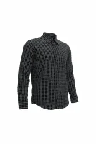 CALVIN KLEIN JEANS ΠΟΥΚΑΜΙΣΟ VINTAGE ΜΕ ΓΕΩΜΕΤΡΙΚΟ ΜΟΤΙΒΟ ΜΑΥΡΟ ΑΝΔΡΙΚΟ L