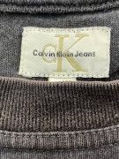 CALVIN KLEIN JEANS T-shirt Big Logo Nero Unisex M