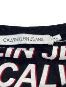 CALVIN KLEIN JEANS T SHIRT SPELL OUT ΜΑΥΡΟ ΑΝΤΡΙΚΟ PRE OWNED XL