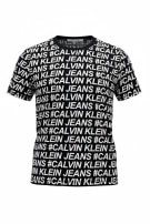 CALVIN KLEIN JEANS T SHIRT SPELL OUT ΜΑΥΡΟ ΑΝΤΡΙΚΟ PRE OWNED XL