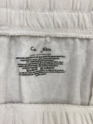 Calvin Klein Λευκό Φούτερ Παντελόνι Jogger Logo Ανδρικό XL