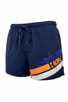 CALVIN KLEIN SWIM SHORTS NAVY BLUE MENS PRE OWNED XL