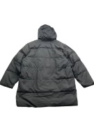Calvin Klein Μπουφάν Puffer Parka Casual Λογότυπο Μαύρο/Σκούρο Γκρι Ανδρικό XL