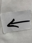 CALVIN KLEIN Pantaloni jogger della tuta con logo ricamato off-white da uomo XL