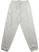CALVIN KLEIN Pantaloni jogger della tuta con logo ricamato off-white da uomo XL