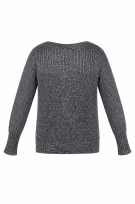CALVIN KLEIN 90s KNIT SWEATER MINIMAL GREY WOMEN PRE OWNED S
