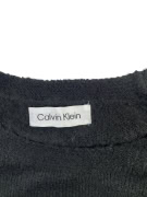 Calvin Klein Πλεκτό Πουλόβερ Casual Ριγέ Μαύρο-Μπεζ Γυναικείο L