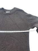 CALVIN KLEIN MAGLIONE IN MAGLIA MINIMAL GRIGIO ANTRACITE UOMO PRE OWNED L
