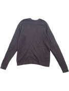 CALVIN KLEIN MAGLIONE IN MAGLIA MINIMAL GRIGIO ANTRACITE UOMO PRE OWNED L