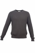 CALVIN KLEIN MAGLIONE IN MAGLIA MINIMAL GRIGIO ANTRACITE UOMO PRE OWNED L