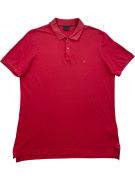 Calvin Klein Polo T-Shirt Κόκκινο Minimal Logo UNISEX M