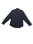 CALVIN KLEIN SHIRT SLIM FIT STRIPED BLACK MEN'S L