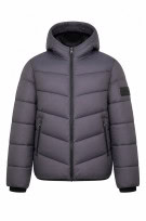 CALVIN KLEIN PUFFER JACKET MINIMAL ΓΚΡΙ ΑΝΤΡΙΚΟ PRE OWNED L