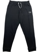 CALVIN KLEIN Sleepwear Φόρμα Παντελόνι Minimal Logo Μαύρη Ανδρική XL