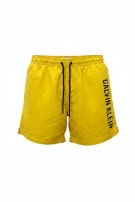 CALVIN KLEIN SWIMWEAR BERMUDA SHORTS SPORTY GIALLO UOMO PRE OWNED L