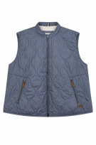 CAMEL ACTIVE VEST MINIMAL BLUE GREY MEN PRE OWNED S