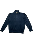 Camel Active Μπλε Σκούρο Πλεκτό Polo Ανδρικό XL