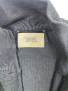 Camel Active Cardigan lavorato a maglia nero con cerniera da uomo XXL