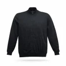 Camel Active Cardigan lavorato a maglia nero con cerniera da uomo XXL