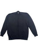 CAMEL ACTIVE Cardigan lavorato a maglia minimal nero da uomo XXL