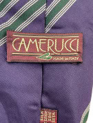 CAMERUCCI CRAVATTA CLASSICA A RIGHE VIOLA UOMO PRE OWNED