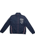Camp David Giacca in pile casual con logo blu scuro da uomo S