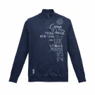 Camp David Φούτερ Half-Zip Casual Logo Μπλε Ανδρικό 3XL