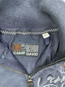 CAMP DAVID Φούτερ Half-Zip Graphic Print Μπλε Ανδρικό XL