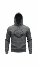 C&A ΦΟΥΤΕΡ ΜΕ ΚΟΥΚΟΥΛΑ TRUE DENIM LOGO ΓΚΡΙ ΑΝΔΡΙΚΟ S