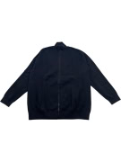 C&A Πλεκτή Ζακέτα Zip Casual Μαύρο Ανδρική 3XL
